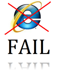 Internet Explorer Fail Logo